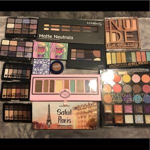 Lot of various drugstore eyeshadows